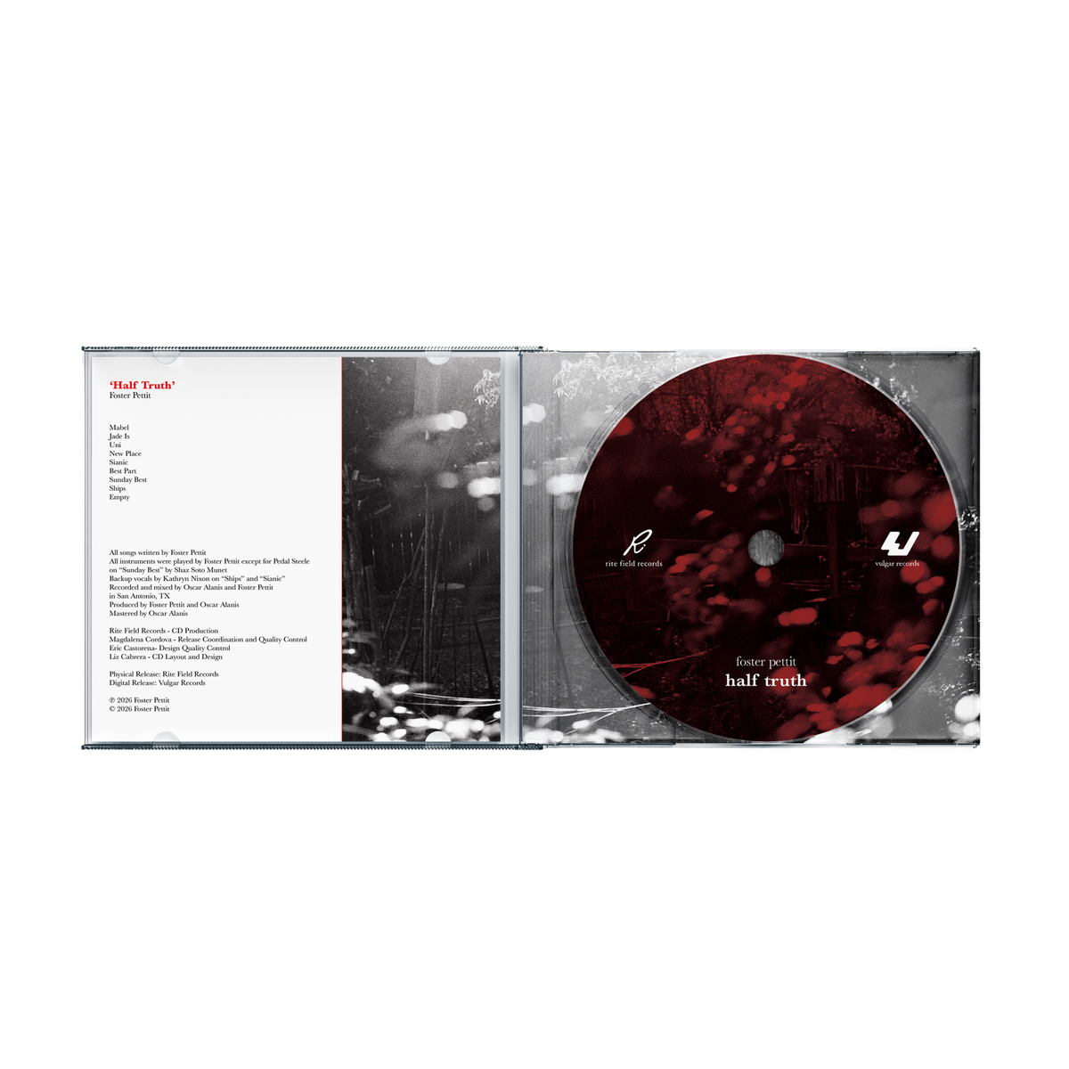 Foster Pettit - Half Truth CD (Pre-order)