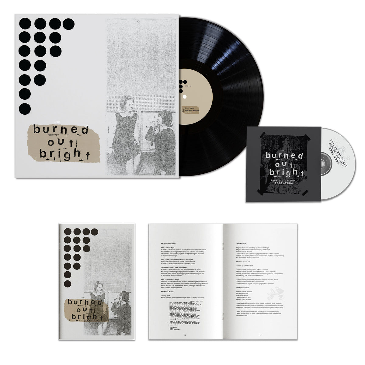 Burned Out Bright - The Stars Have Burned Out LP/CD/Cassette (Pre-order)