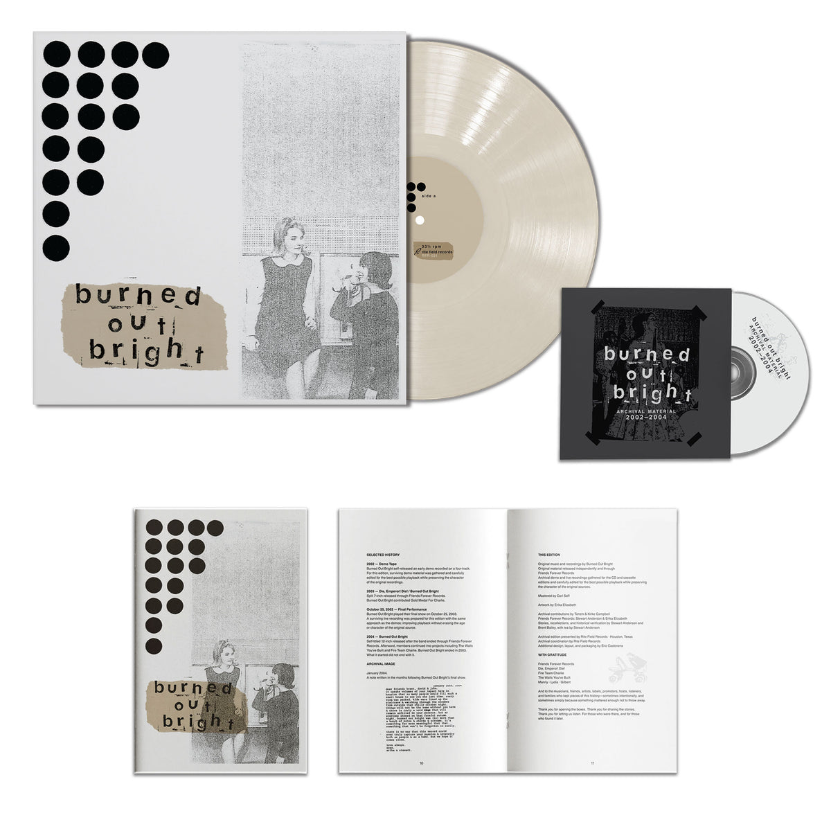 Burned Out Bright - The Stars Have Burned Out LP/CD/Cassette (Pre-order)