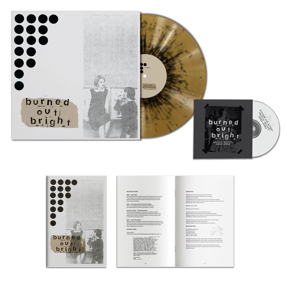 Burned Out Bright - The Stars Have Burned Out LP/CD/Cassette (Pre-order)