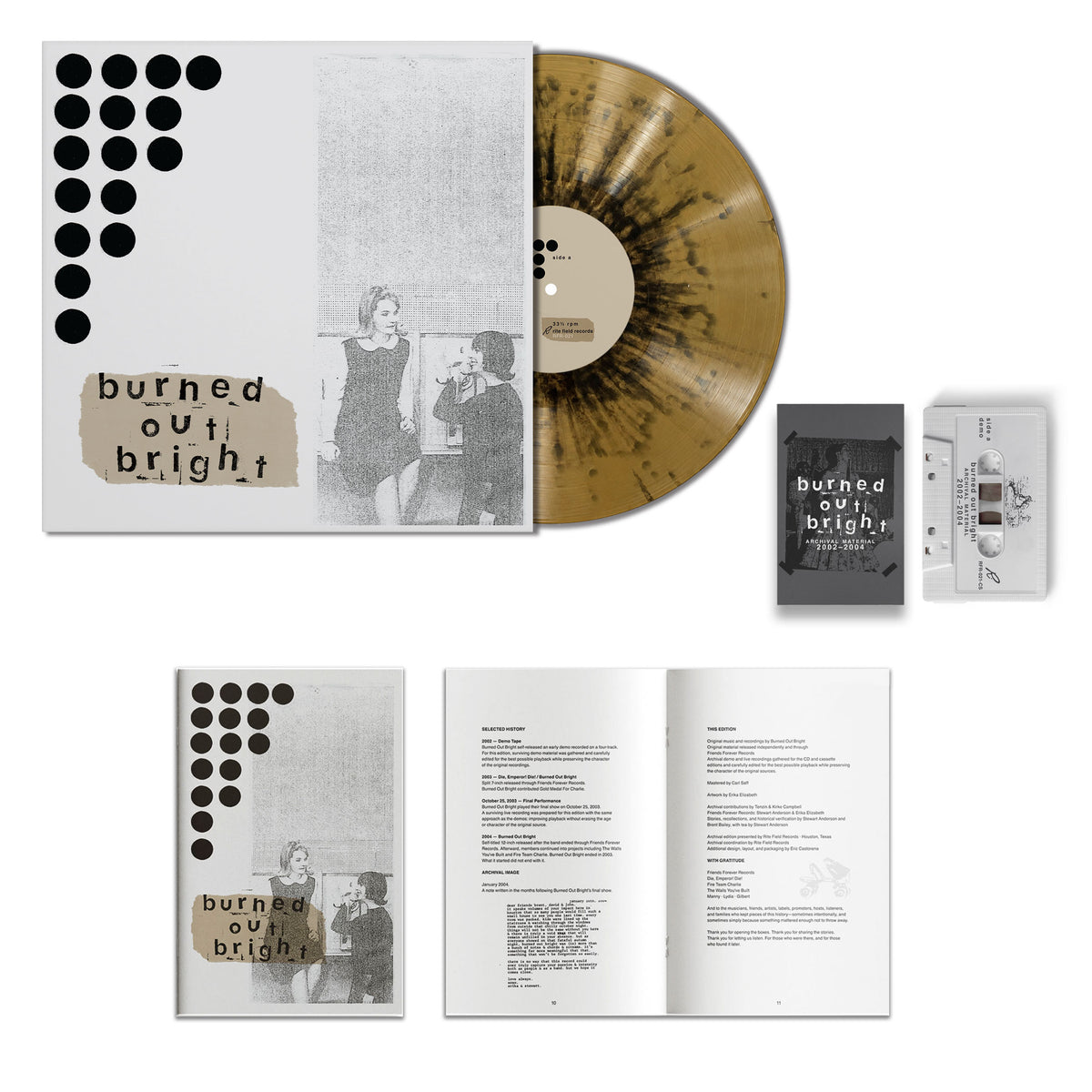 Burned Out Bright - The Stars Have Burned Out LP/CD/Cassette (Pre-order)