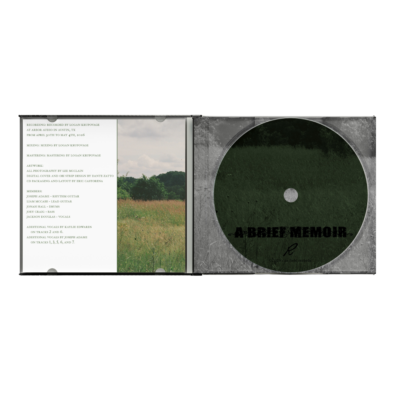 A Brief Memoir - A Brief Memoir CD (Pre-order)